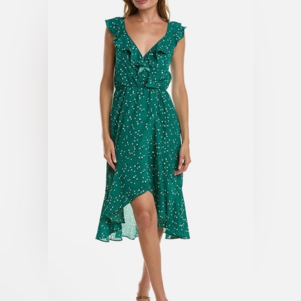 NWOT Socialite Wrap Dress Ruffle Strap